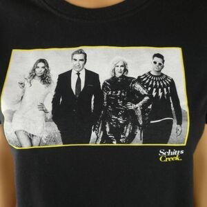 Schitts Creek Television TV Show Graphic T Shirt Tee Black Medium NARHC